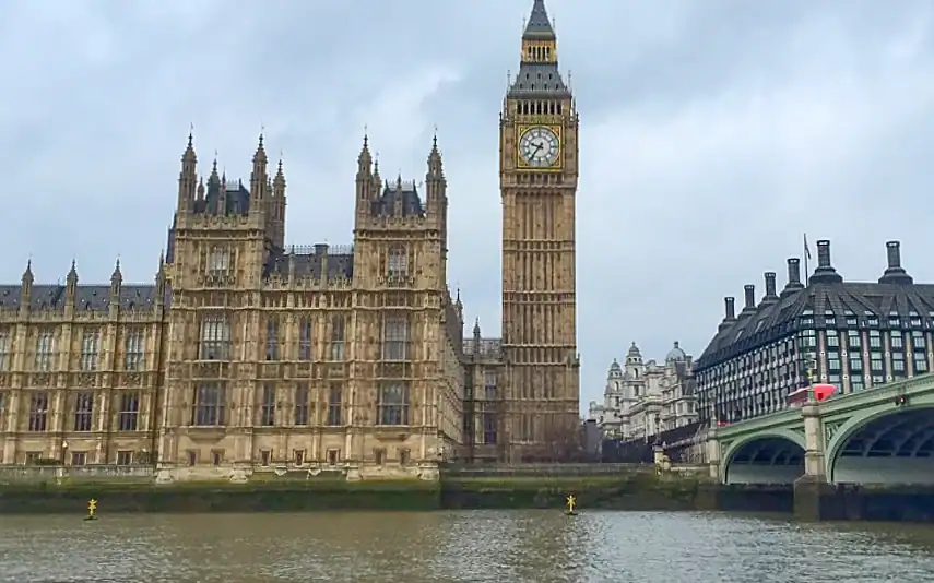 Big Ben, Parliament, Portcullis House and Westminster Bridge