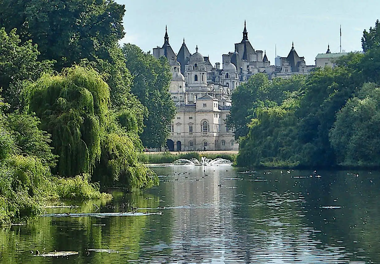 View of Horse Guards from St. James’s Park