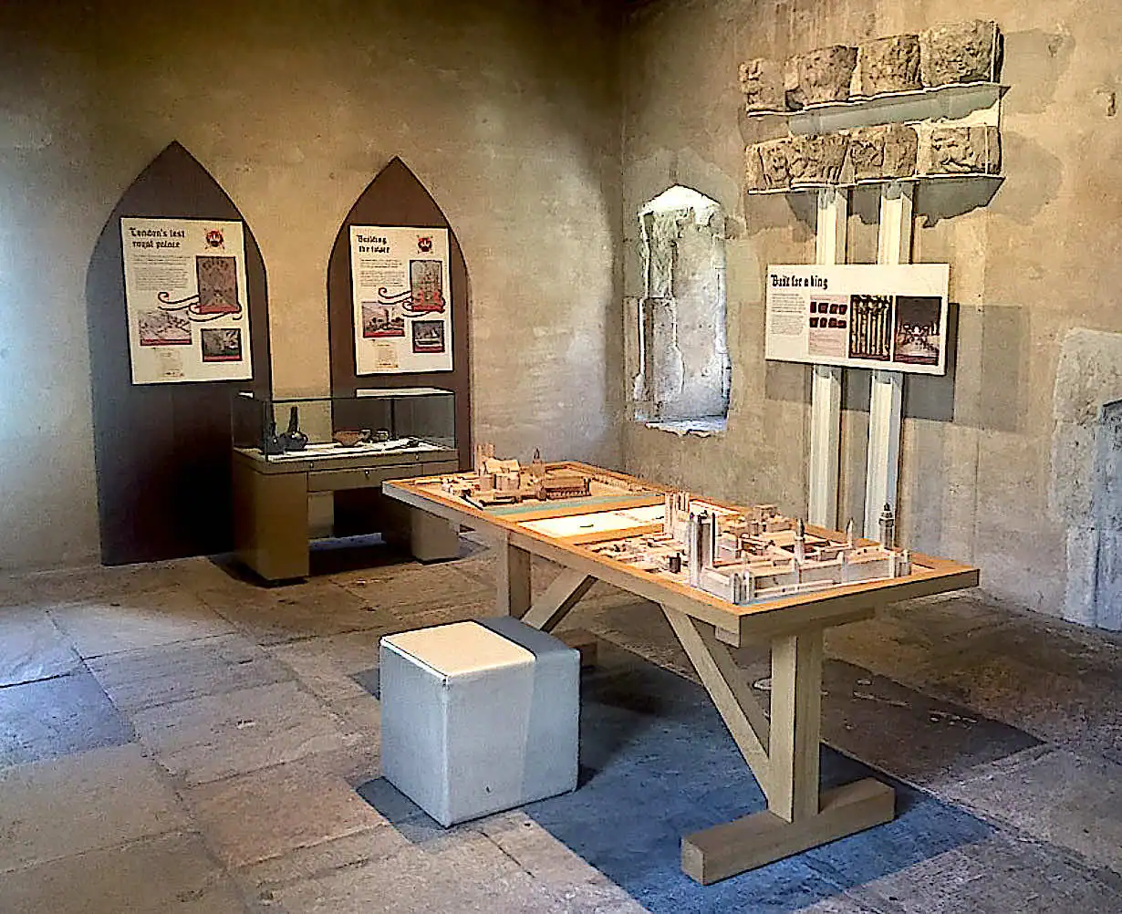 Exhibition inside the Jewel Tower