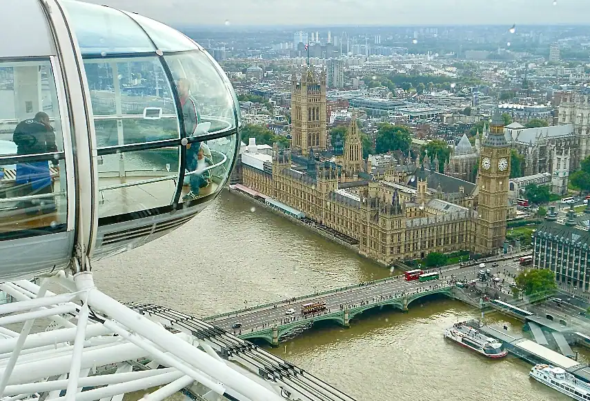 View of Big Ben and the Houses of Parliament