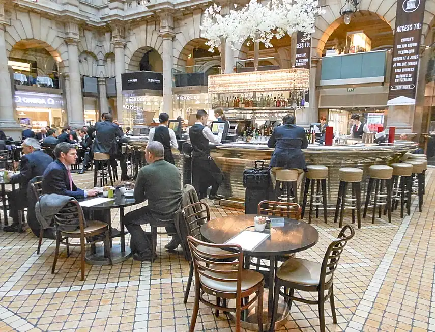 Inside the Royal Exchange