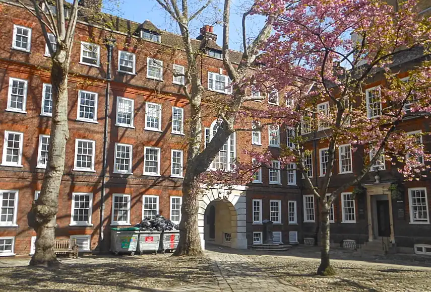 Inside the first courtyard