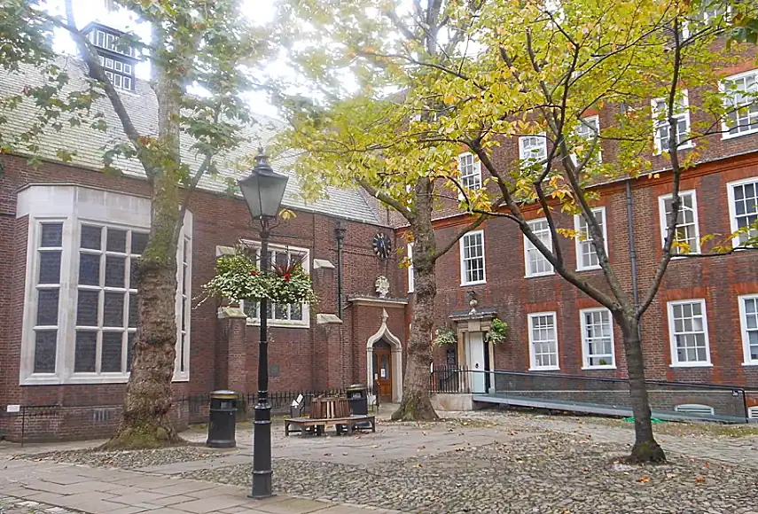 Inside the first courtyard