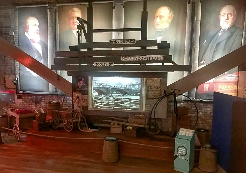 The film inside the exhibition