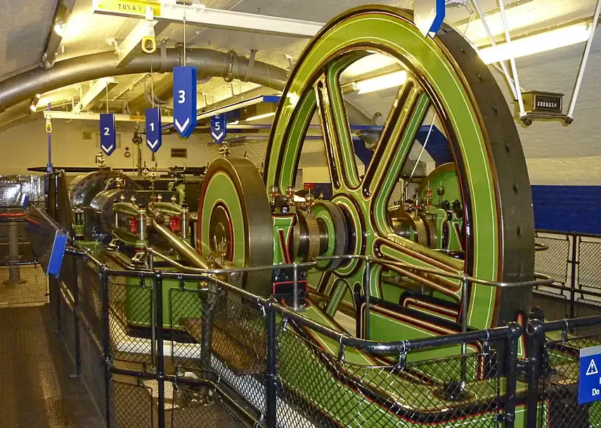 The original Victorian steam engine room