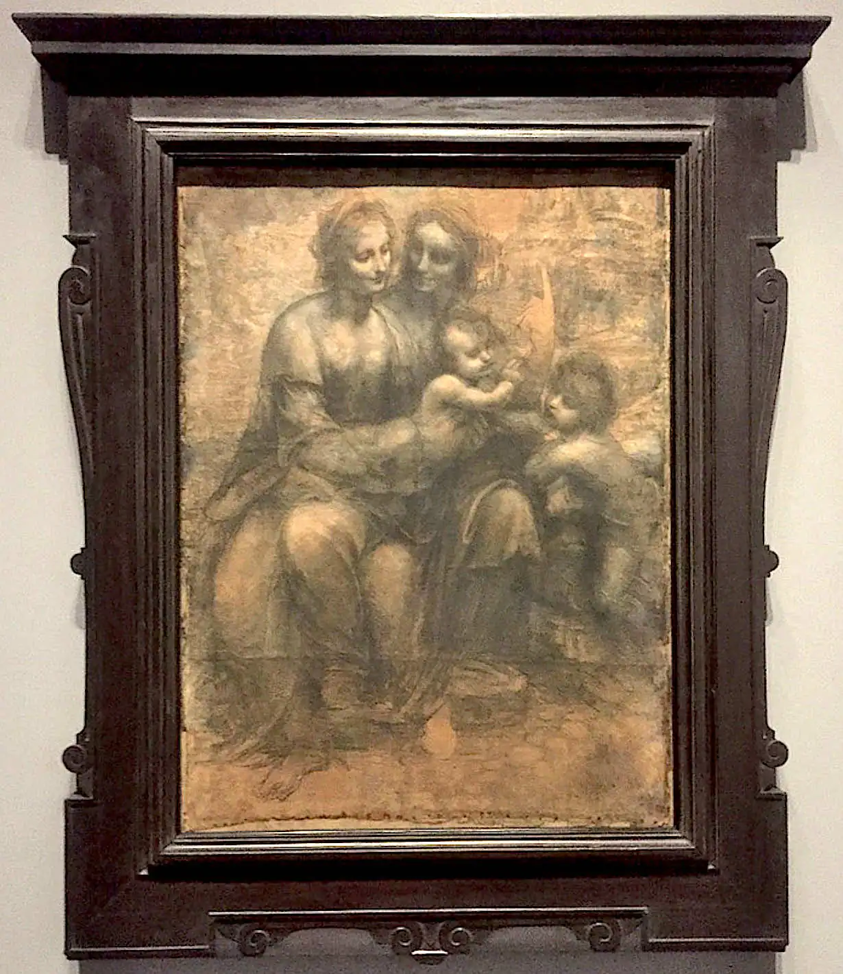 The Virgin and Child with Saint Anne and the Infant Saint John the Baptist, by Leonardo da Vinci