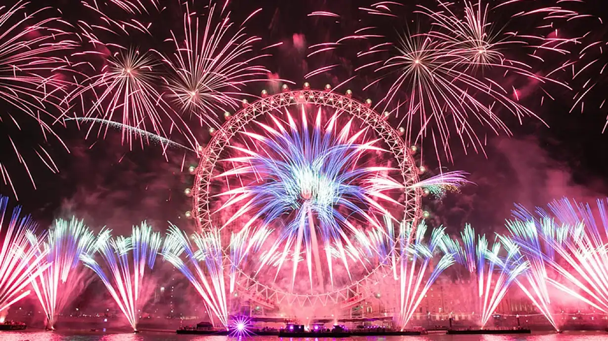 London Eye fireworks