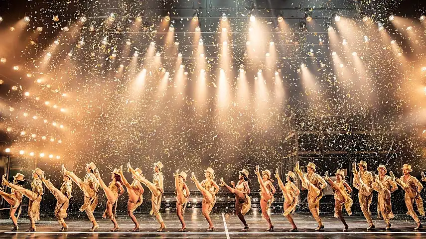 The finale of A Chorus Line