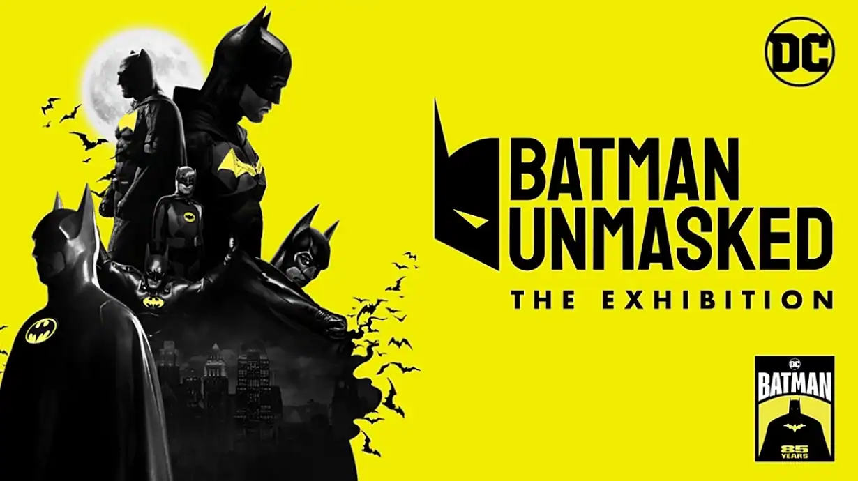 Batman Unmasked - Movie props, costumes and comics