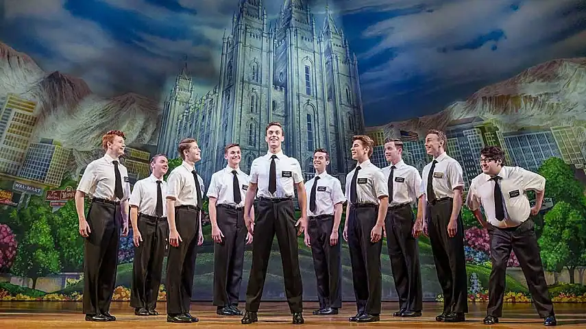 A scene from The Book of Mormon