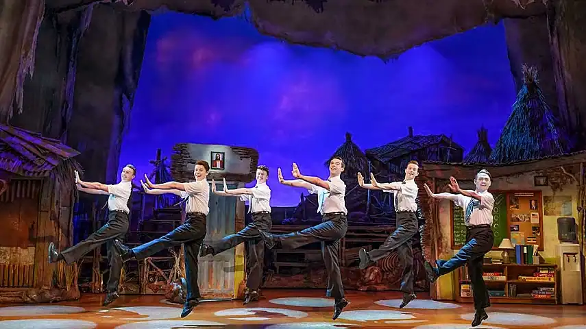 A scene from The Book of Mormon