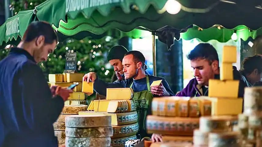 Borough Market at Christmas