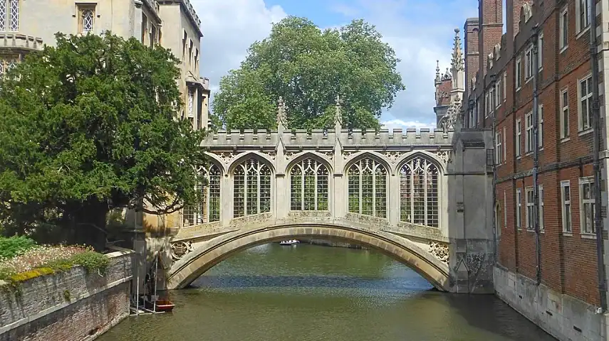 The Bridge of Sighs in Cambridge