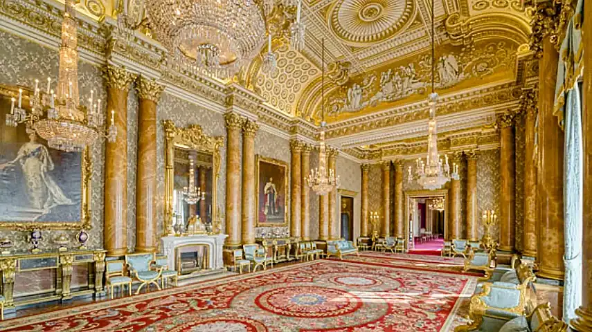 The White Drawing Room at Buckingham Palace