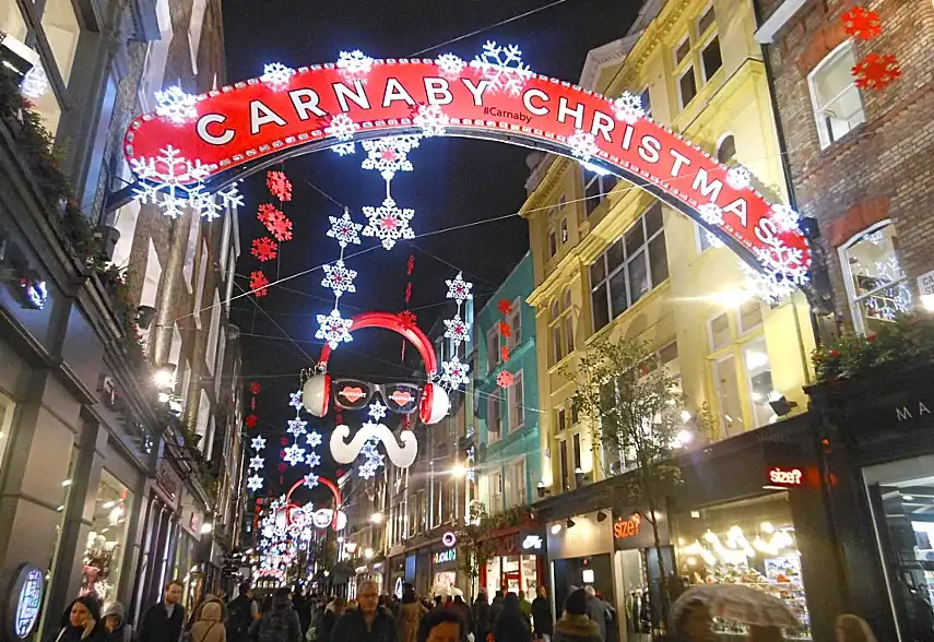 Carnaby Street Christmas lights