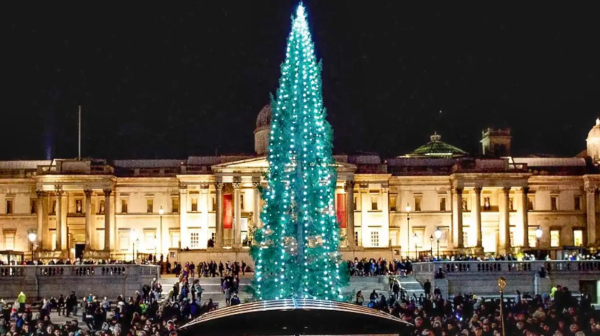 Trafalgar Square Christmas Tree Lighting Ceremony