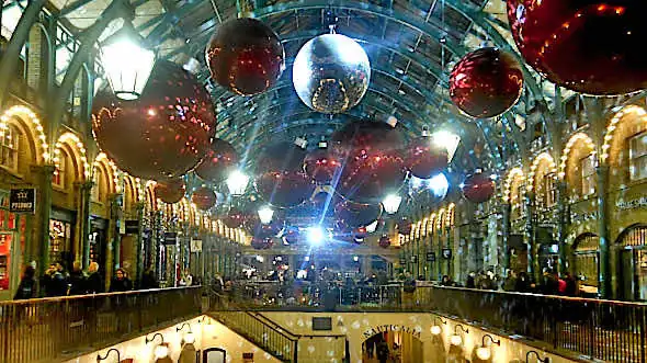 Covent Garden Christmas lights switch-on