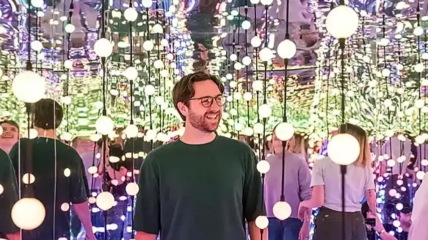 Inside the Galaxy Of Lights at Dopamine Land