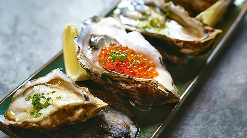 Oysters at The English Restaurant