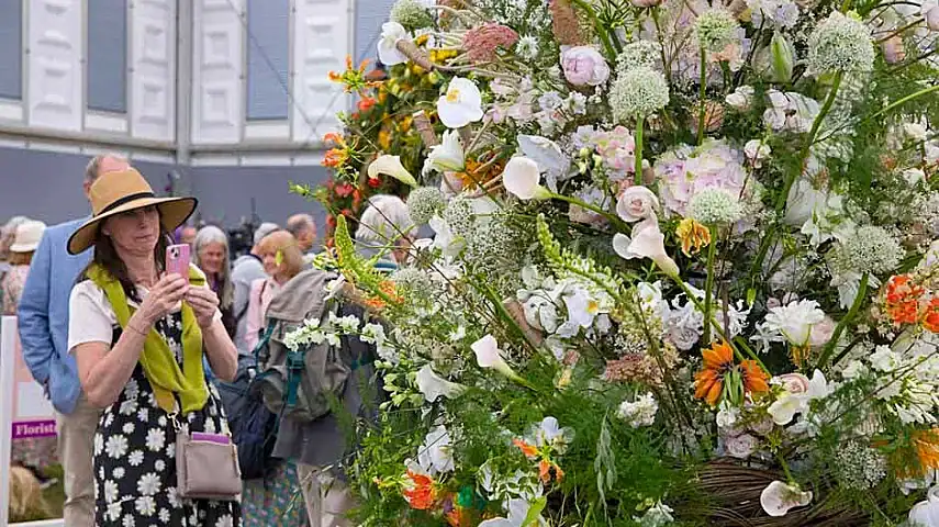 Floral display at the Chelsea Flower Show