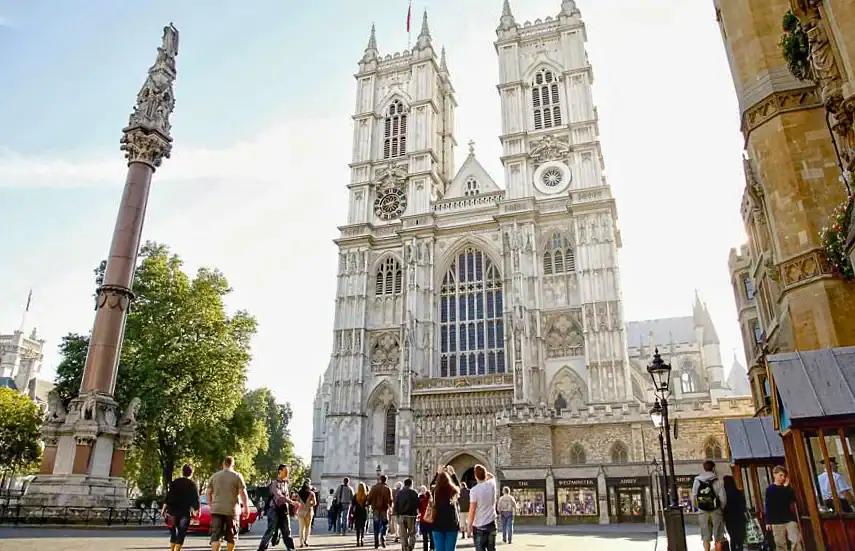 Outside Westminster Abbey