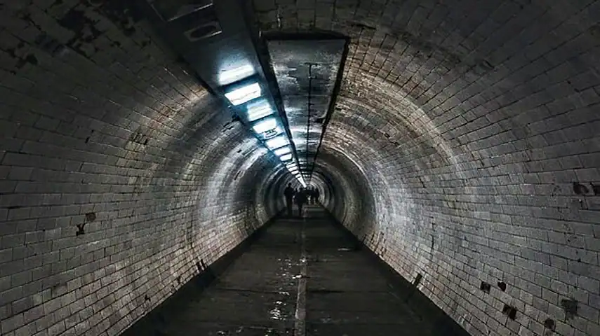 Inside the Greenwich Foot Tunnel