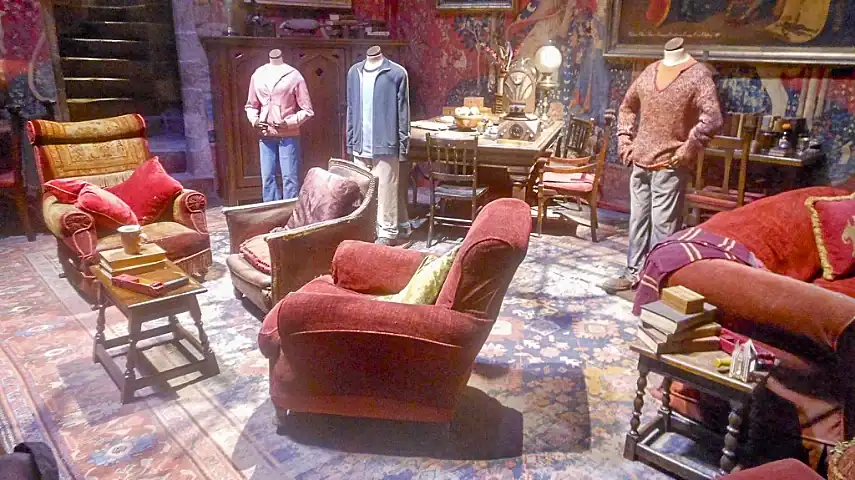 The Gryffindor common room