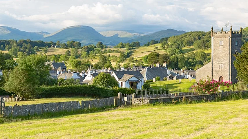 The village of Hawkshead