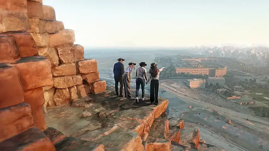 See the Giza plateau as it was 4,500 years ago