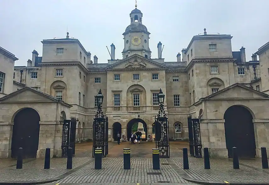 Horse Guards courtyard and clock tower