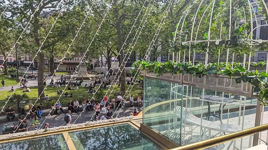 Garden balcony overlooking Leicester Square