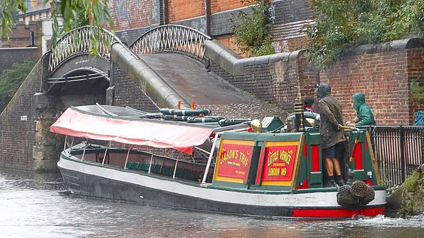 Final stop by the humpback bridge in Camden Town