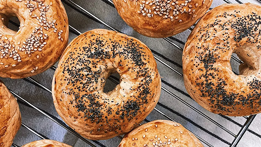 Jewish-style Beigels from a 24-hour bakery