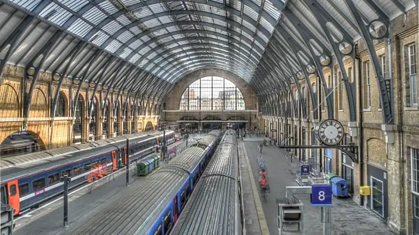 King's Cross where Harry caught the Hogwart's Express