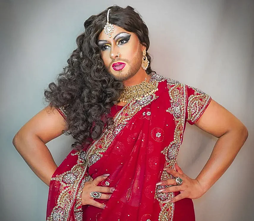 Drag comedy star Lady Bushra