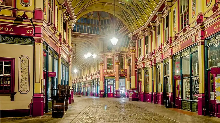 Leadenhall Market - the inspiration for Diagon Alley