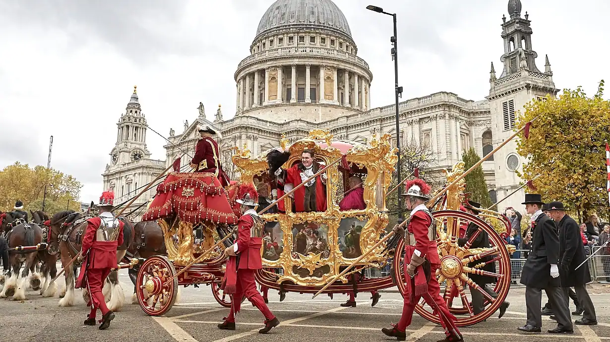 Lord Mayor’s Show -- Gold coach parade through London
