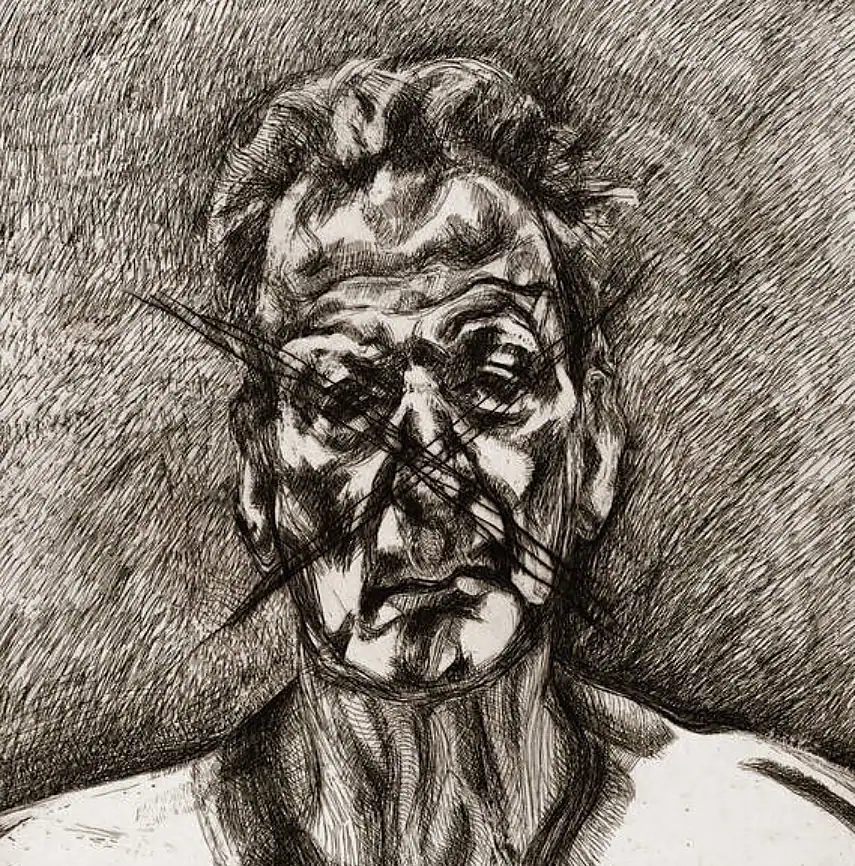 Self-Portrait: Reflection by Lucian Freud