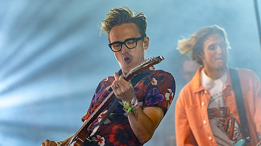 McFly performing at Glastonbury in 2022