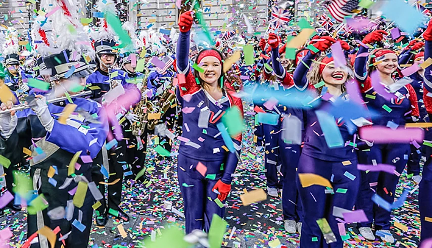 Dancers at the New Year's Day Parade