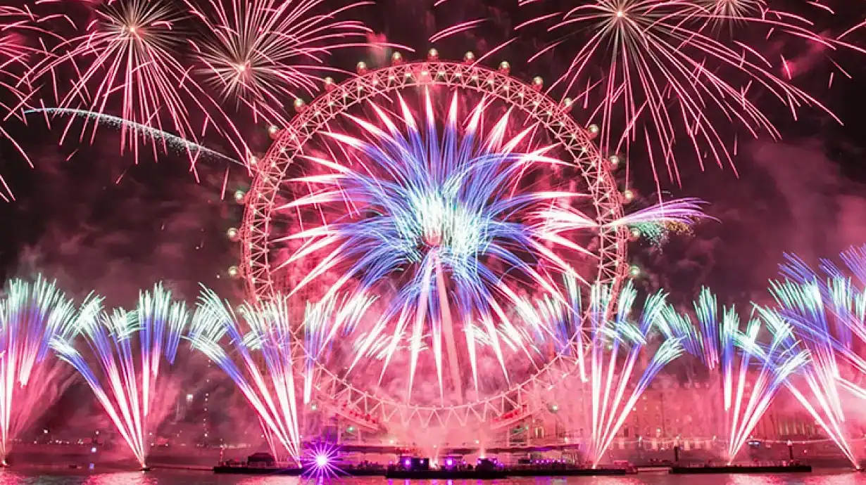 London Eye New Year’s Eve Fireworks 2025