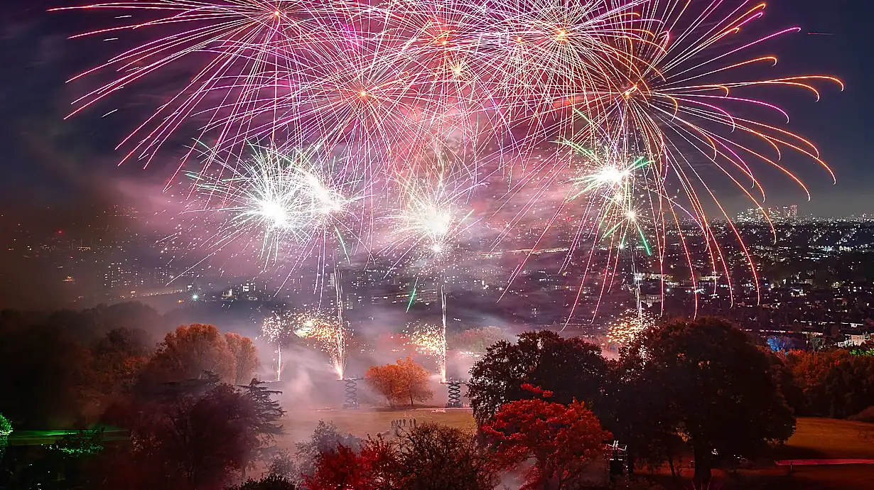 Bonfire Night Fireworks Displays in London