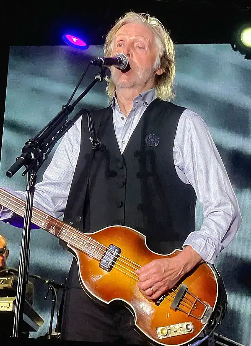 Paul McCartney in Brazil, during his Got Back Tour