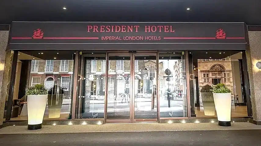 The President Hotel in Bloomsbury