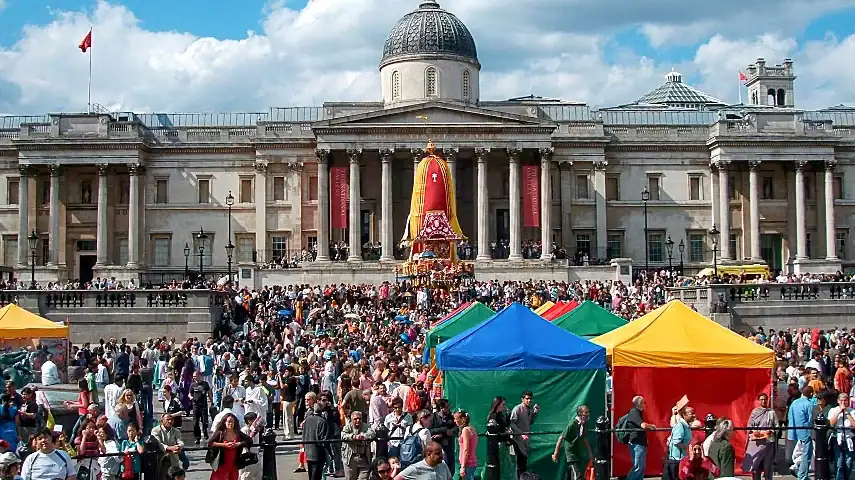Rathayatra Festival in Trafalgar Square