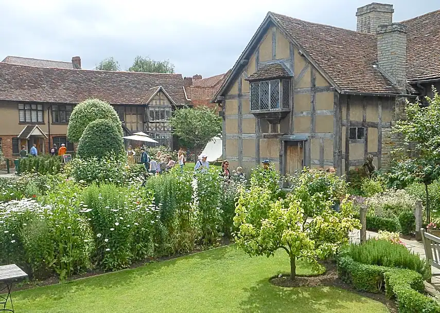 The garden of Shakespeare's house