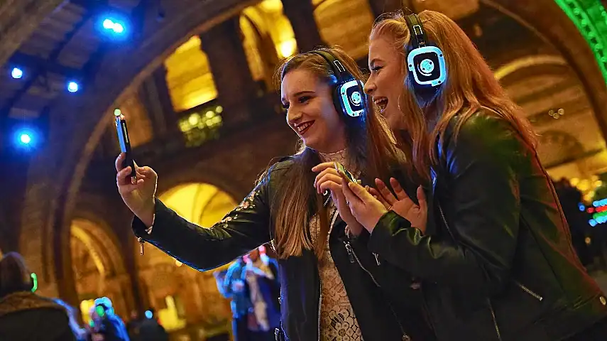 Silent Disco at the Natural History Museum