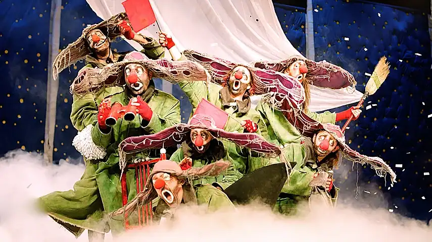 A scene from Slava's SnowShow