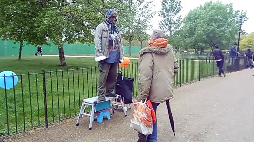 Another religious speaker at Speakers' Corner