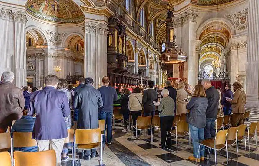 Choral Evensong service at St. Paul's